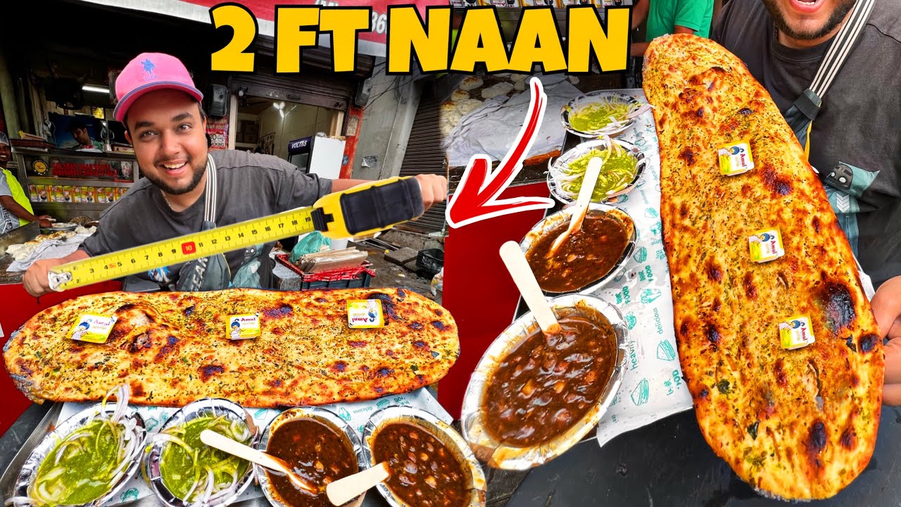 Jaamu का Biggest बाहुबली Naan 😳😳 Only 200 ₹ /- पूरी क्रिकेट Team चाहिए खाने के लिये 😱😱