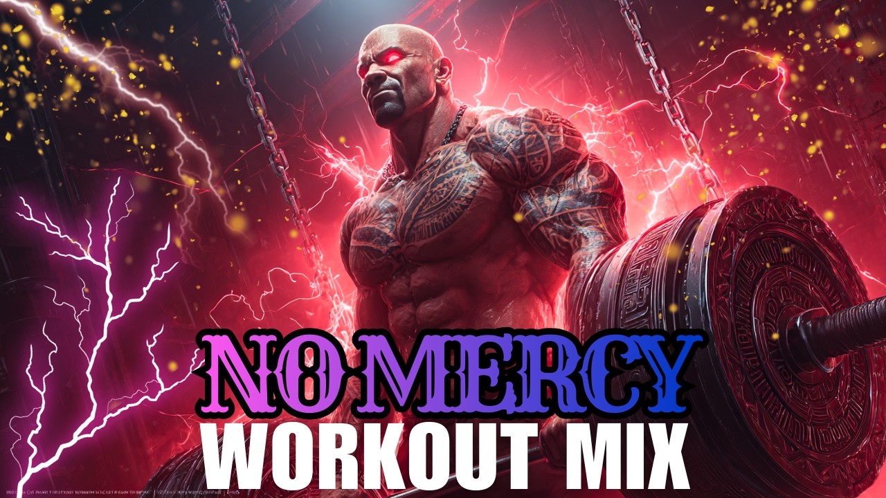 NO MERCY ⚡ Heavy Rock EDM Workout Mix | Destroy Limits & Build Power