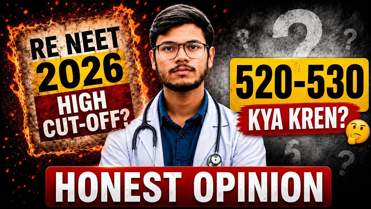 High Cut off For RENEET 2026 ???😰 | Honest opinion 🔥💯| 520-530 pr kya kren??