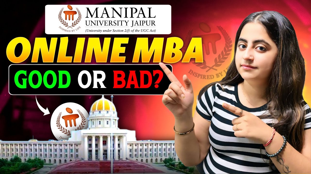 Online MBA From Manipal University Jaipur: Fees, Placement, Eligibility, Etc 🤯😱