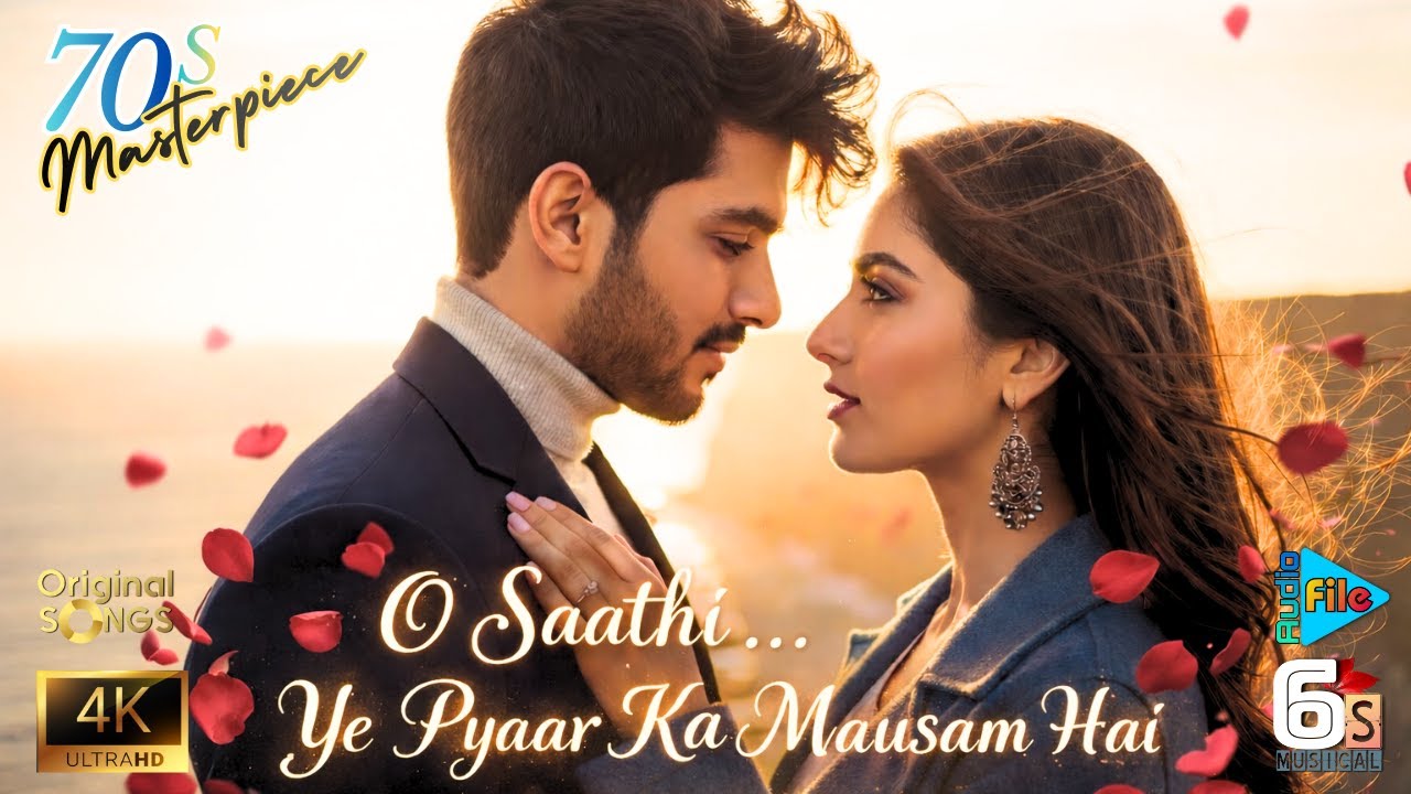 O Saathi | Yeh Pyaar Ka Mausam | Golden Era 70s Bollywood Romantic Duet | Timeless Love Song