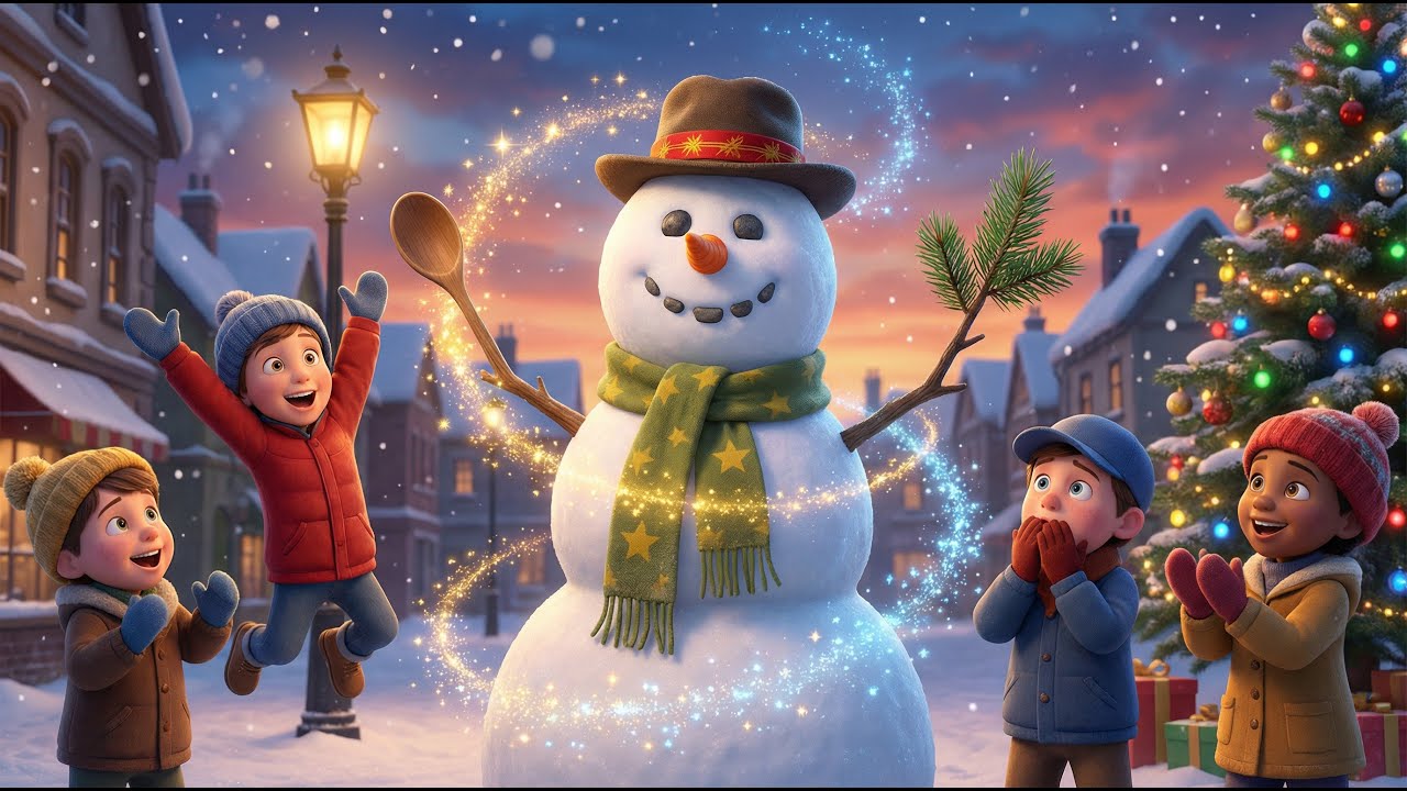 Frosty il Pupazzo di Neve ❄️🎩 | Racconto di Natale per Bambini | Storia della Buonanotte 🌙✨