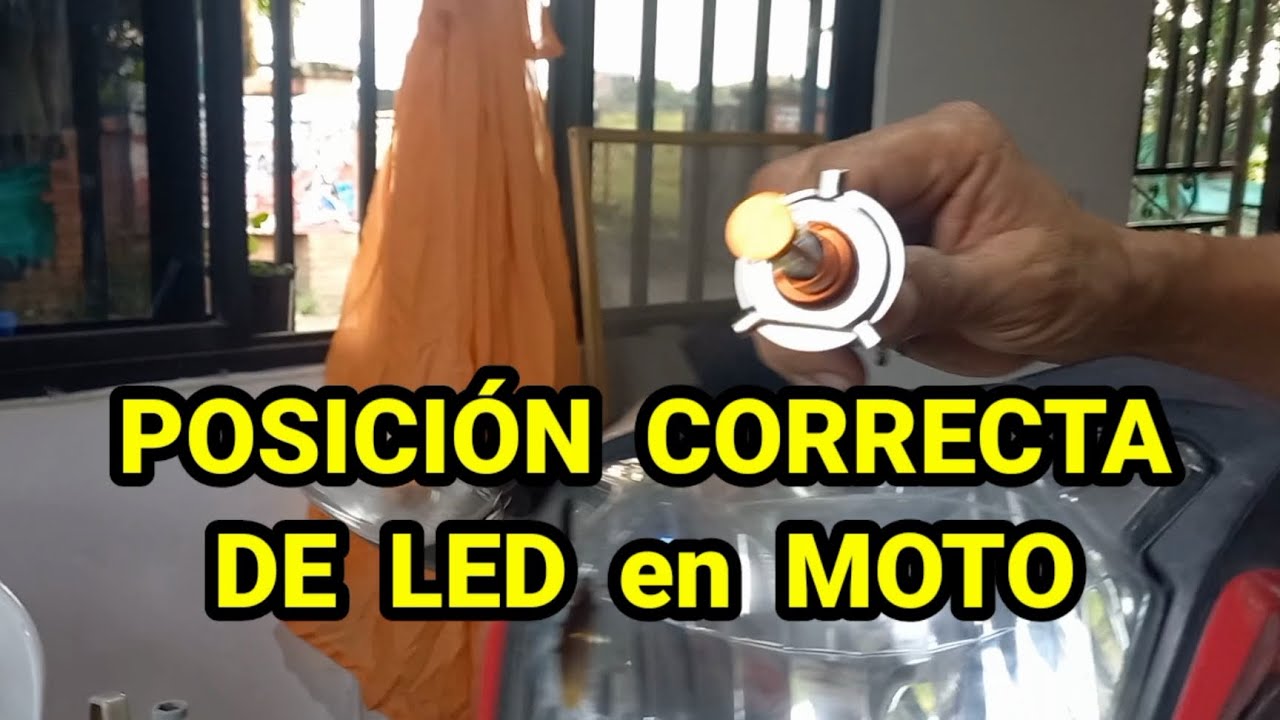 CUÁL es la POSICIÓN CORRECTA al INSTALAR LUZ LED ?