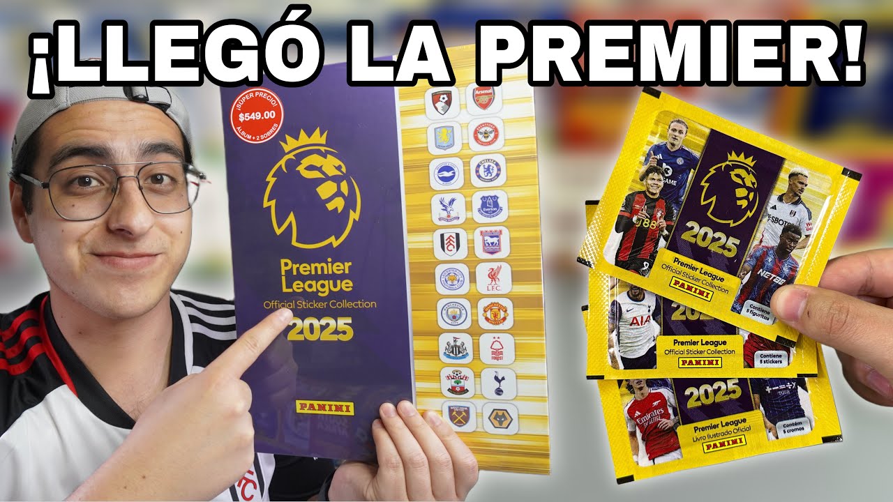 ¡NUEVA COLECCIÓN DE LA PREMIER! - Unboxing álbum pasta dura Premier League 2025