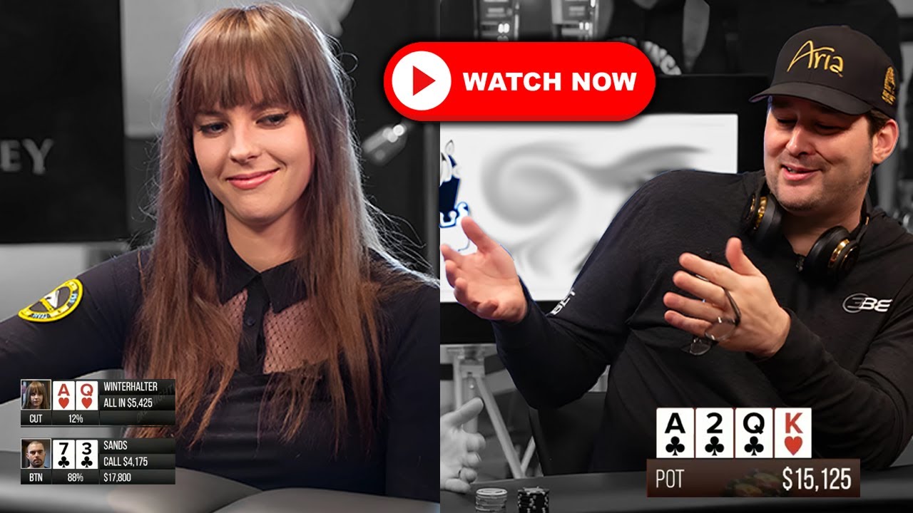 Phil Hellmuth, Doc Sands, Kelly Winterhalter - Day 2 Cash Livestream Poker
