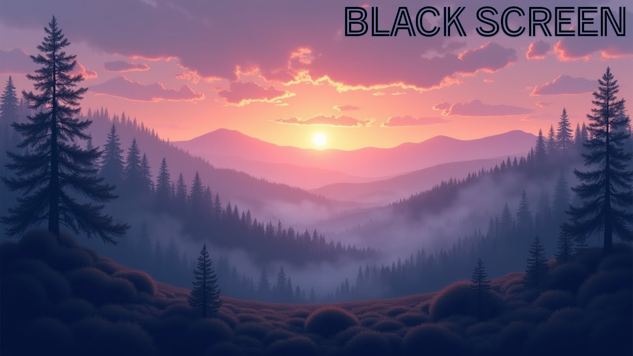 Gentle Nightfall - Black Screen