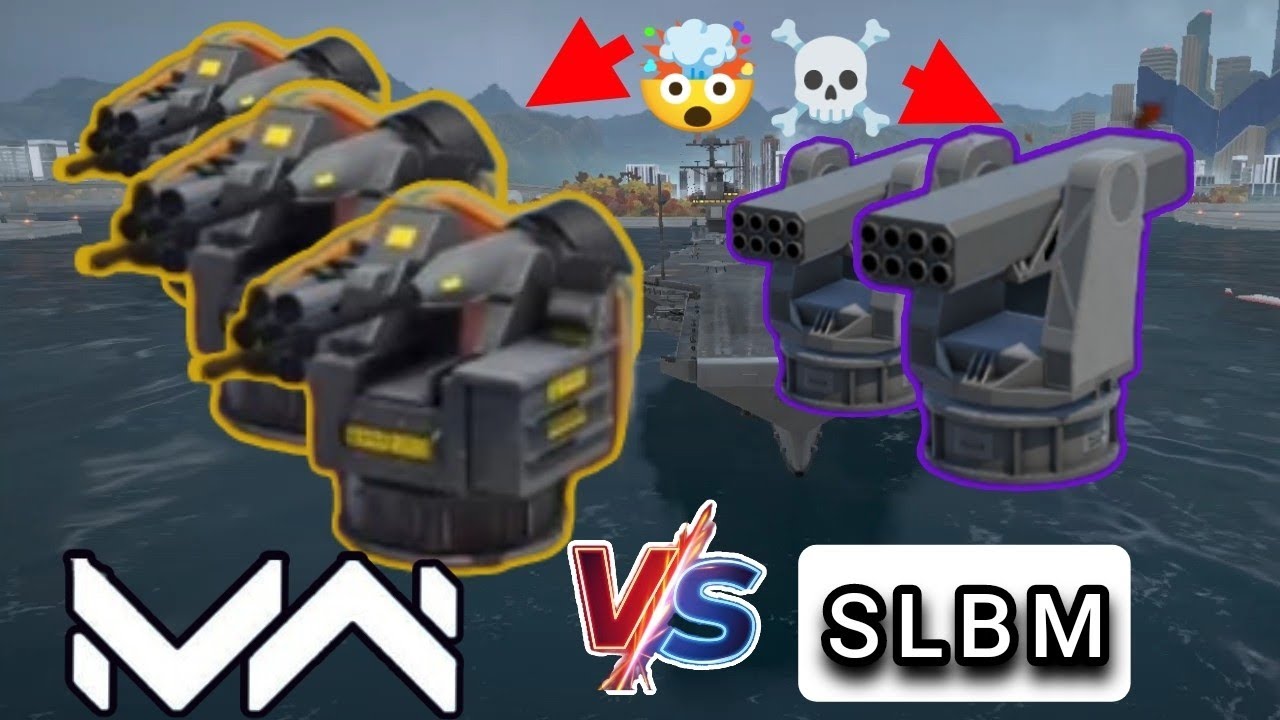Air defence vs slbm 🔥🔥 | with ksam and sigma☠️ | modern warships 