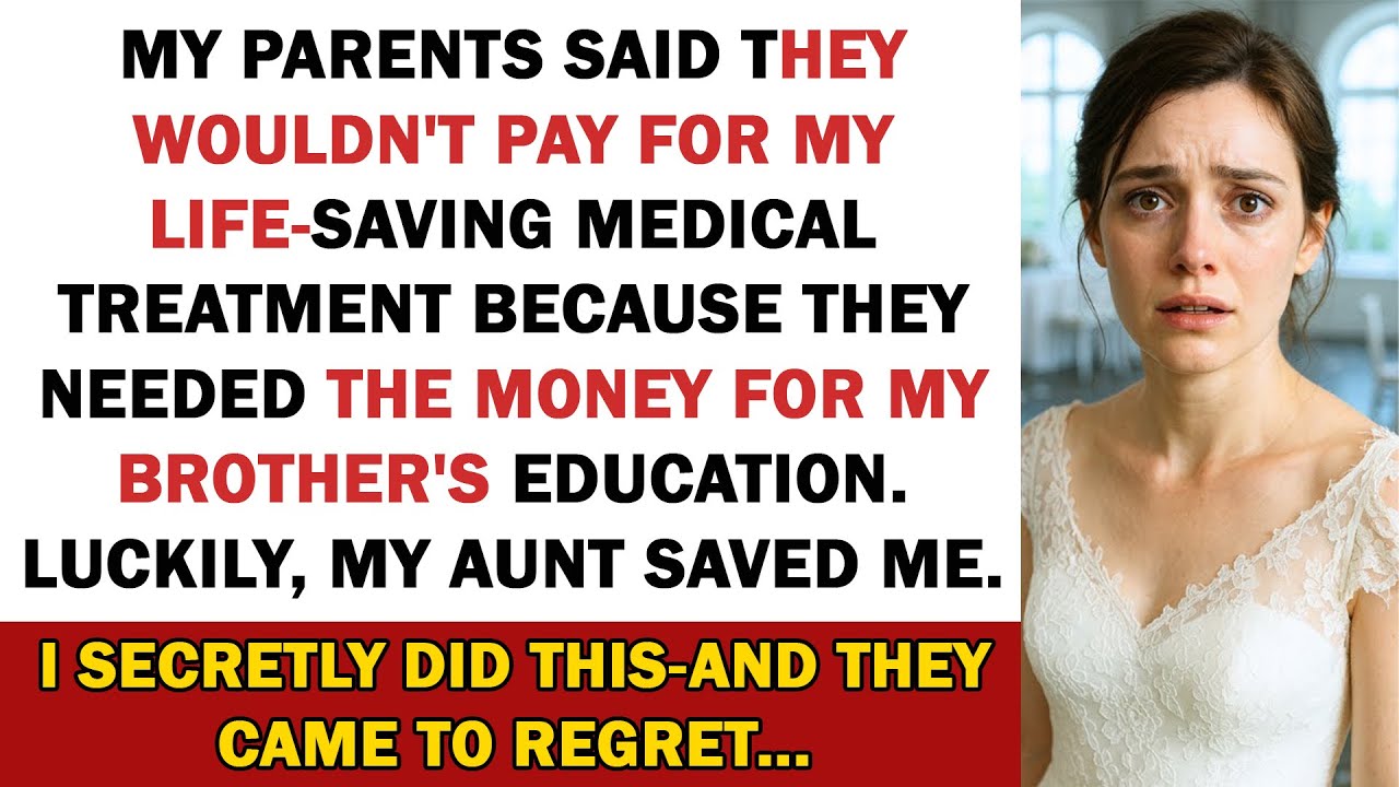 Parents refused to pay for my life-saving treatment so they can fund my brother’s college tuition
