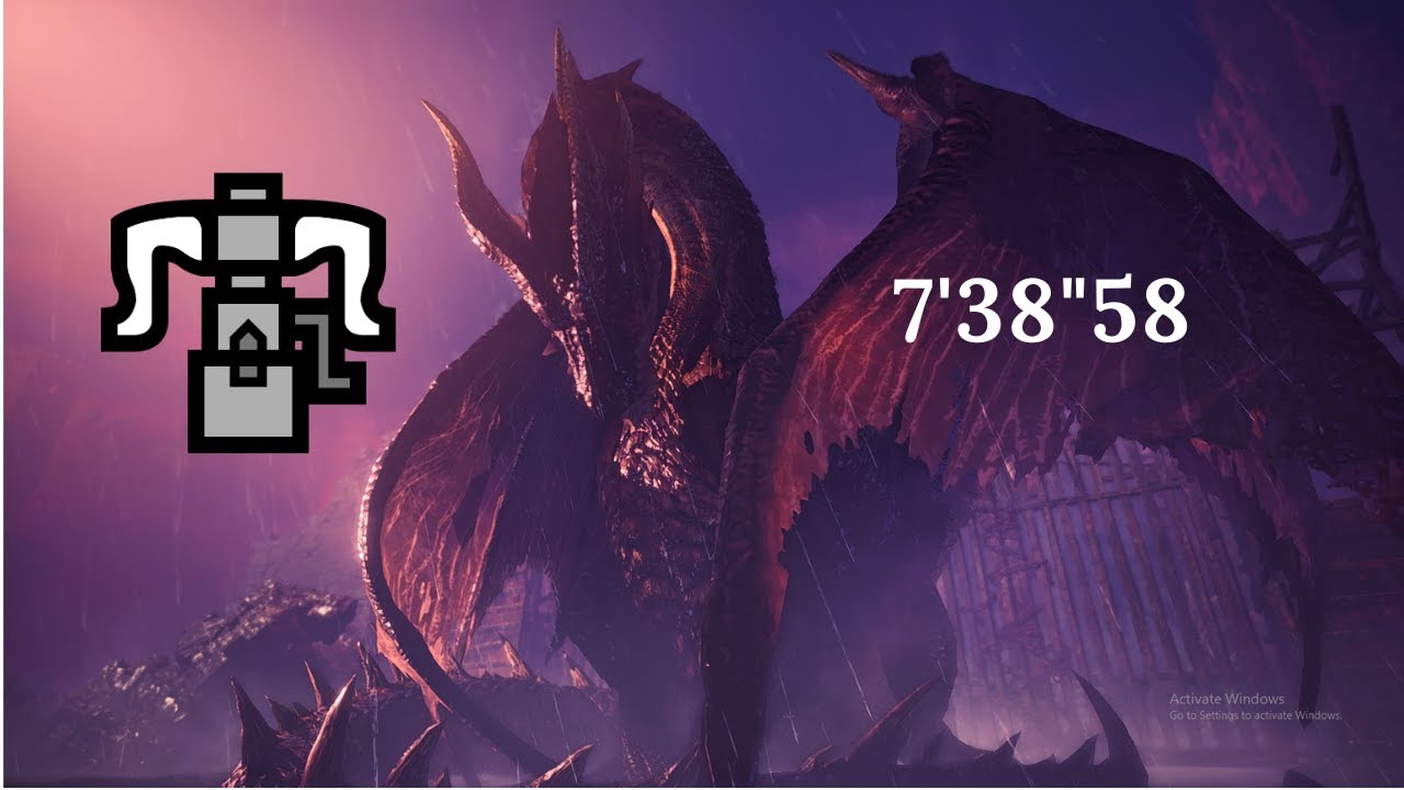 MHW Fatalis The Black Dragon HBG 7'38