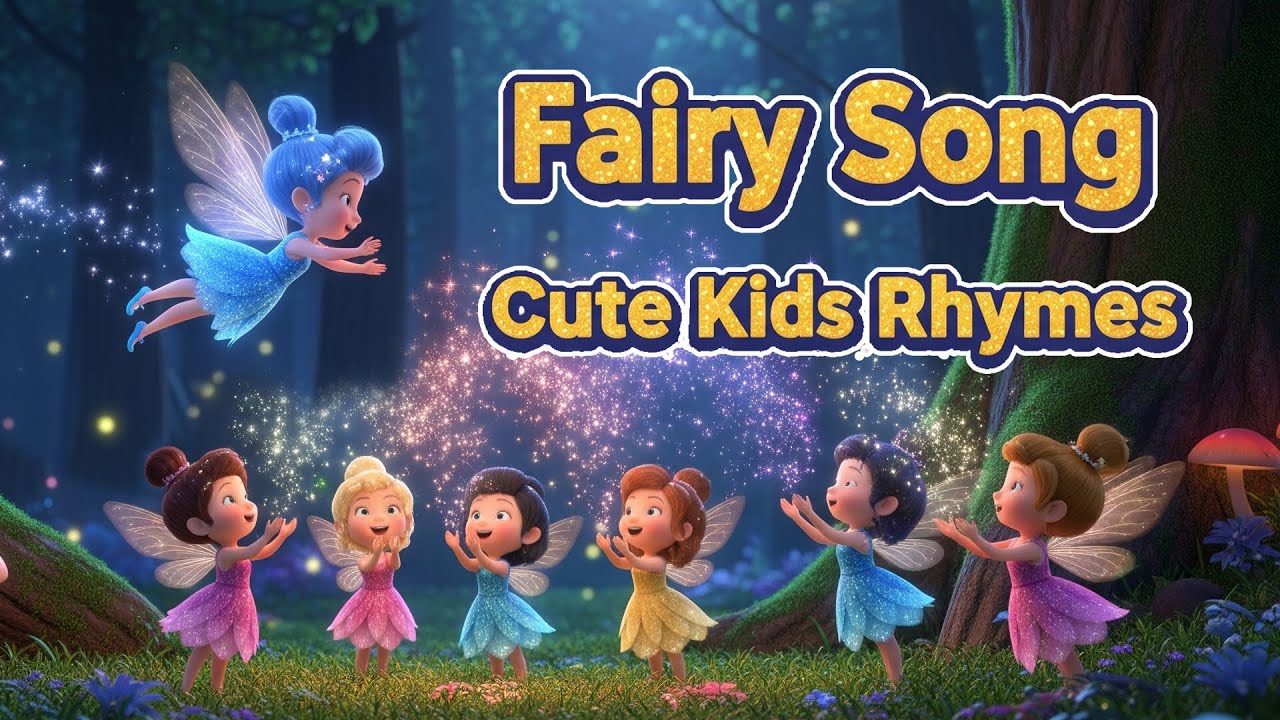 ✨ Fairy Song | Cute Kids Rhymes | Magical Fairies Dance ✨ | Tiny Rhymes Kids