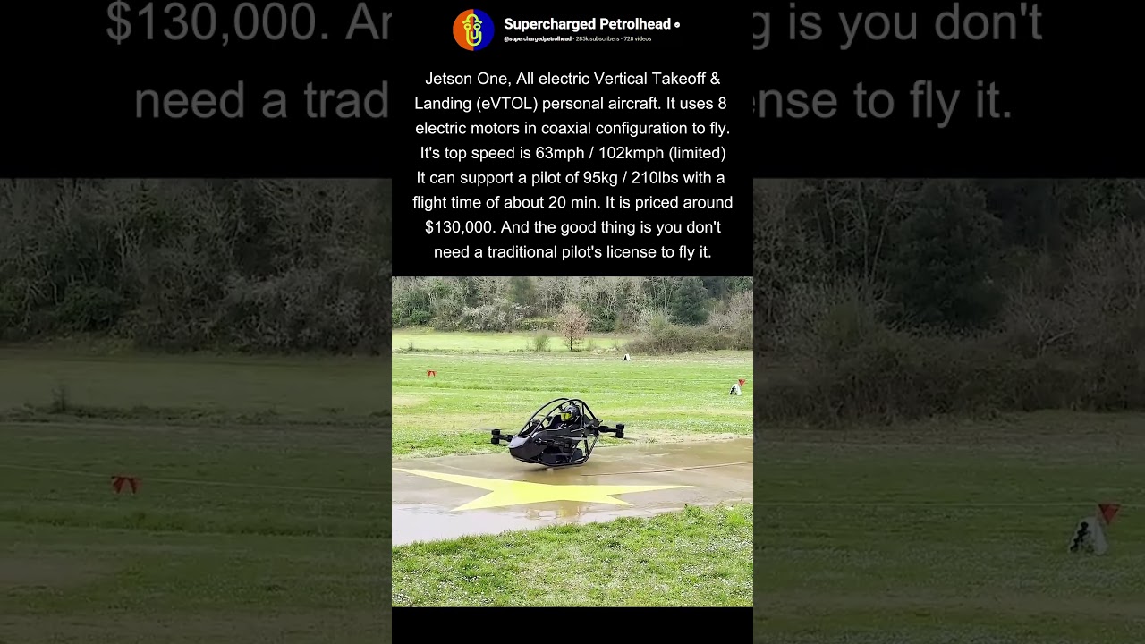 Jetson ONE eVTOL