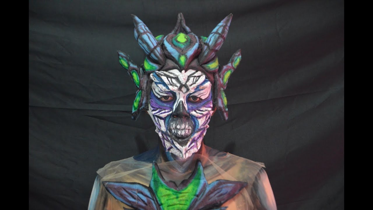 FaceArt Rias Unesa-Tutorial Make Up Karakter Swooping Evil Fantastic Beasts