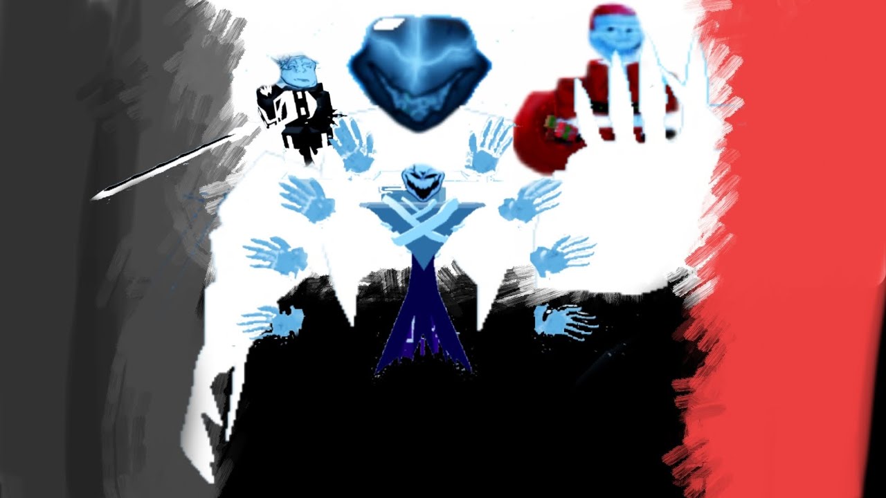 Showcase lord of trolls guiding light santa claus x gaster mutivere trollge insanity