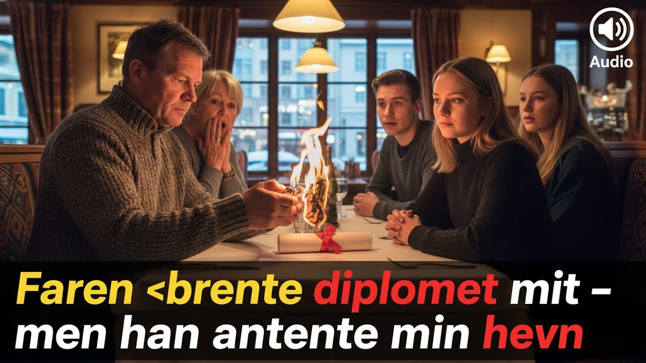 Faren brente diplomet mitt foran alle – og vekket en hevn som kostet dem alt.