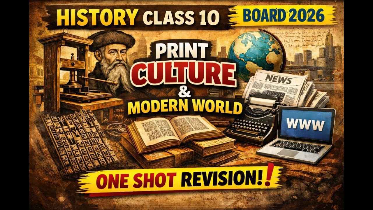 Class 10 History chapter - 5 Print culture and the modern world Board 2026 ( SST ) | NCERT Based |
