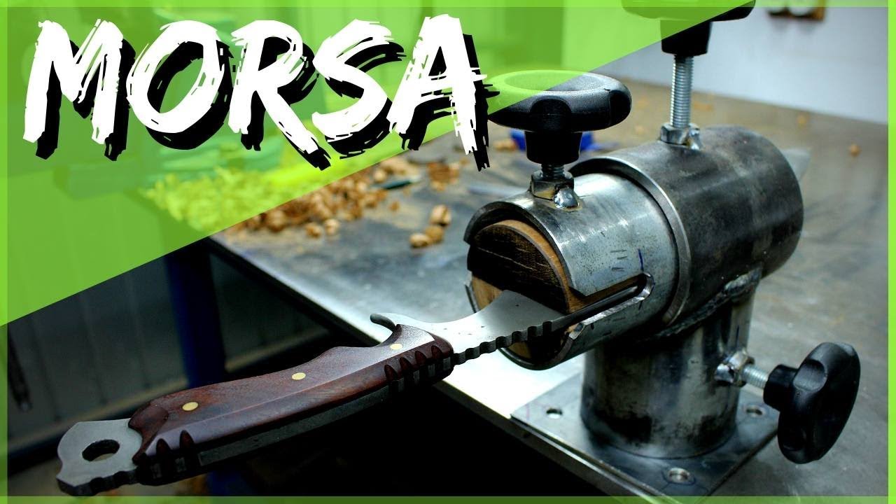 COMO FAZER MORSA DE FACAS - Knife Vise