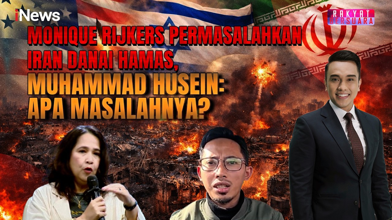 Panas! Debat Monique Rijkers Vs Muhammad Husein Soal Iran Dukung Perjuangan Gaza | Rakyat Bersuara