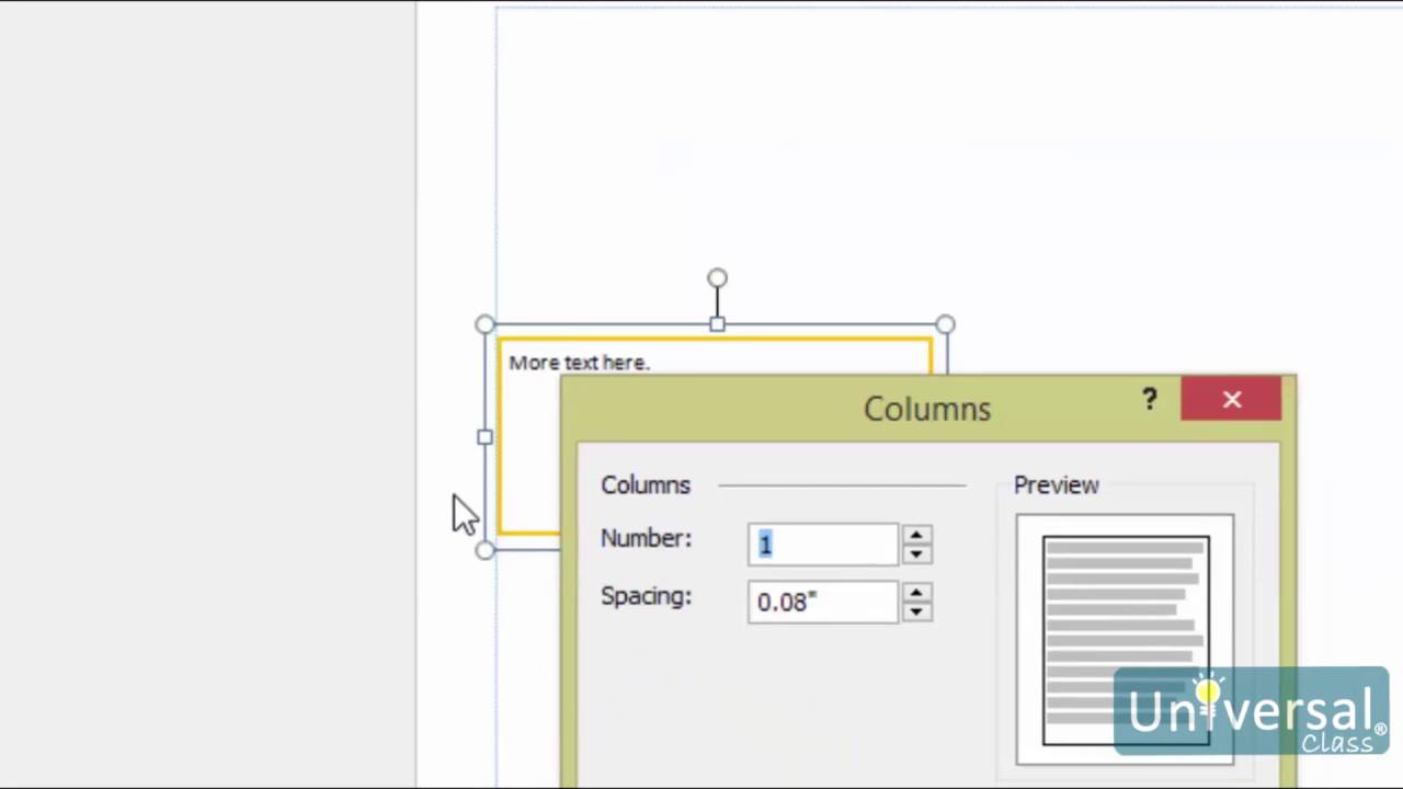 Lesson 9: Working with Text and Text Boxes - Microsoft Publisher 2016 Course | Universal Class