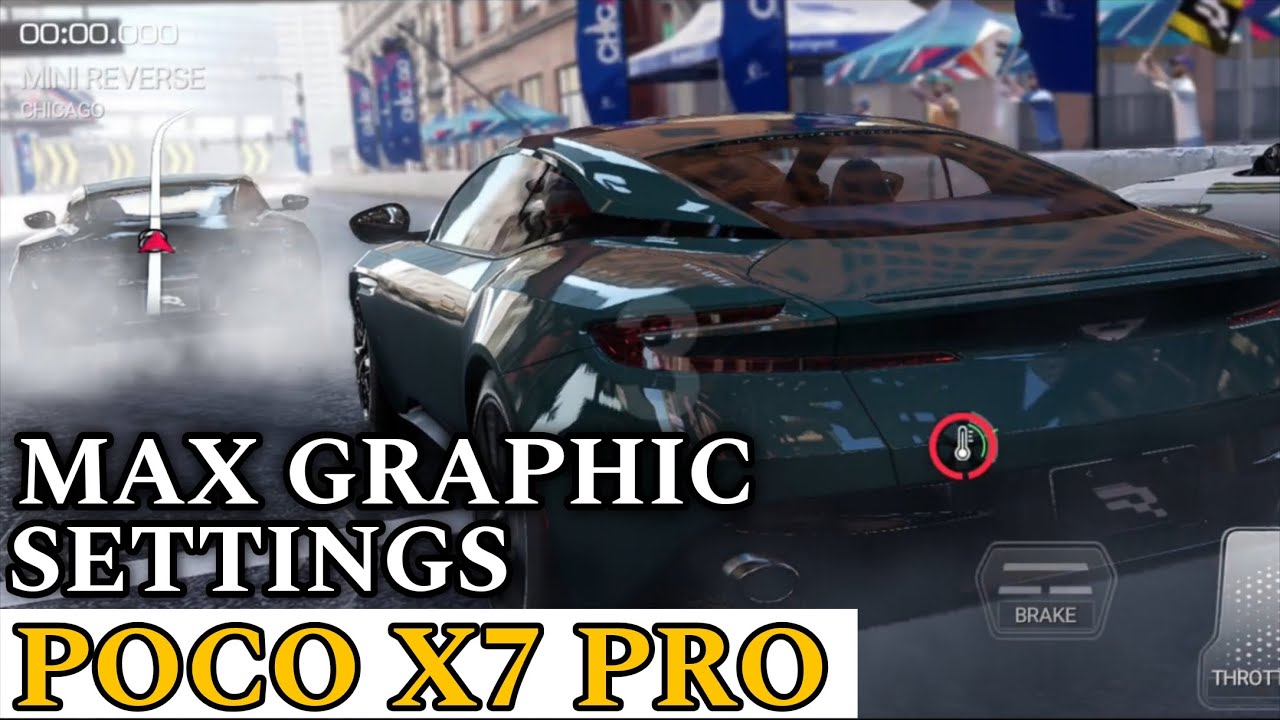 Poco X7 Pro - Racing Master Gaming Test | Max Graphics Settings | Dimensity 8400
