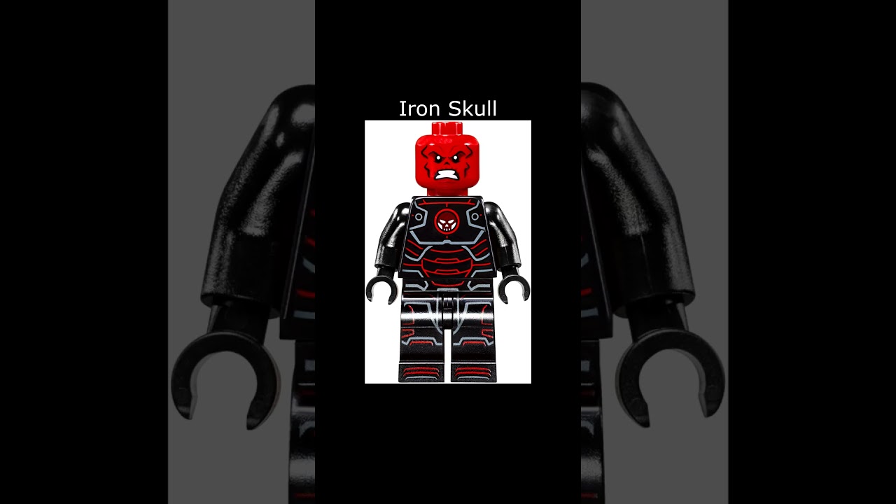 LEGO Red Skull Minifigure Evolution