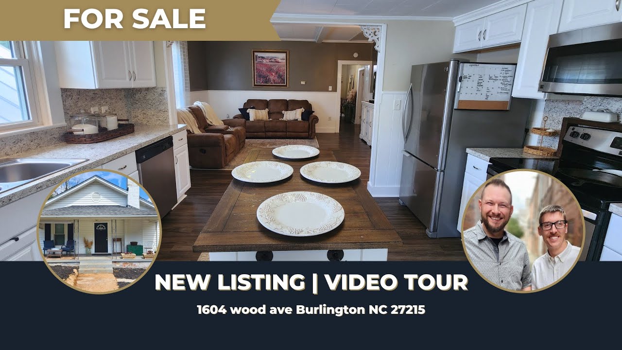 New listing | Real Estate Video Tour | 1604 wood ave Burlington, NC 27215