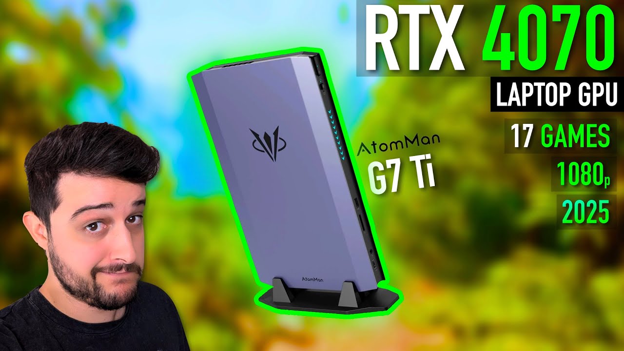 Игры на видеокарте RTX 4070 для ноутбука — насколько она хороша? (при участии AtomMan G7 Ti)