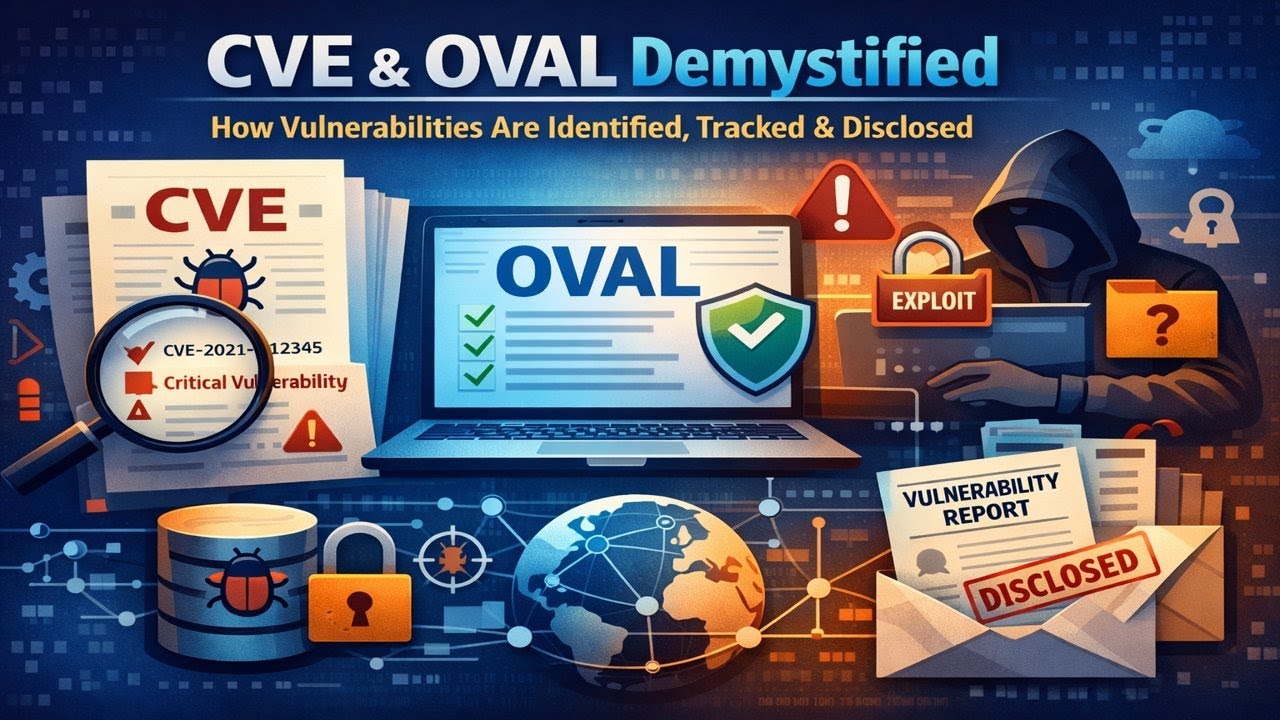 Understanding CVE & OVAL | ما هو المقصود بتقييم الثغرات