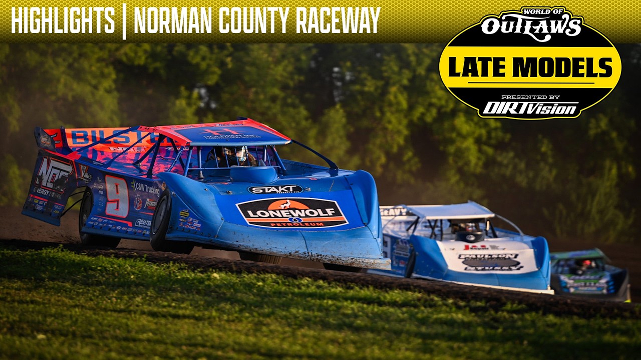 World of Outlaws Late Model Series | Norman County Raceway | 30 июня 2026 г. | ЛУЧШИЕ МОМЕНТЫ
