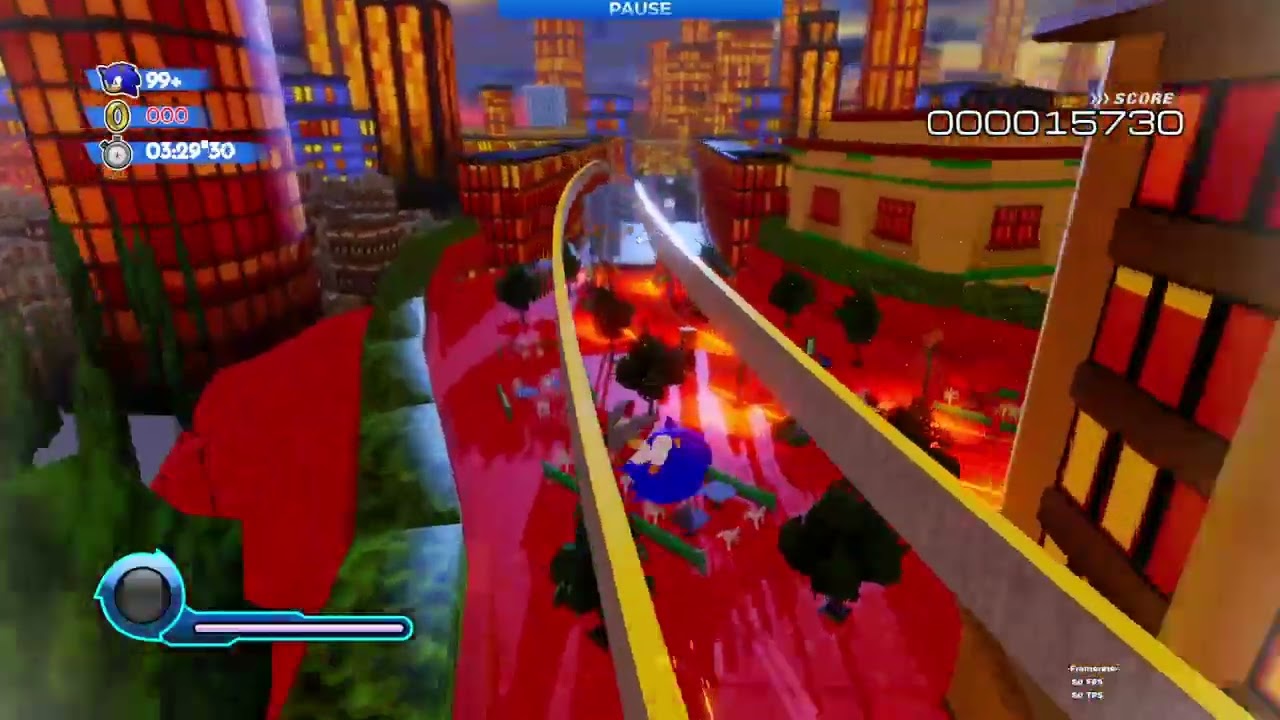The New Sonic rebooted on roblox