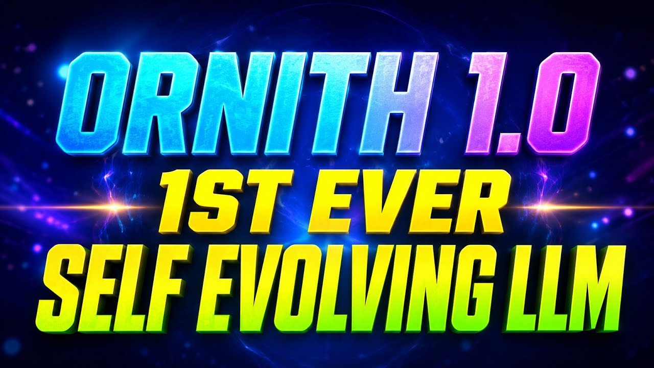Ornith 1.0: первая самообучающаяся LLM