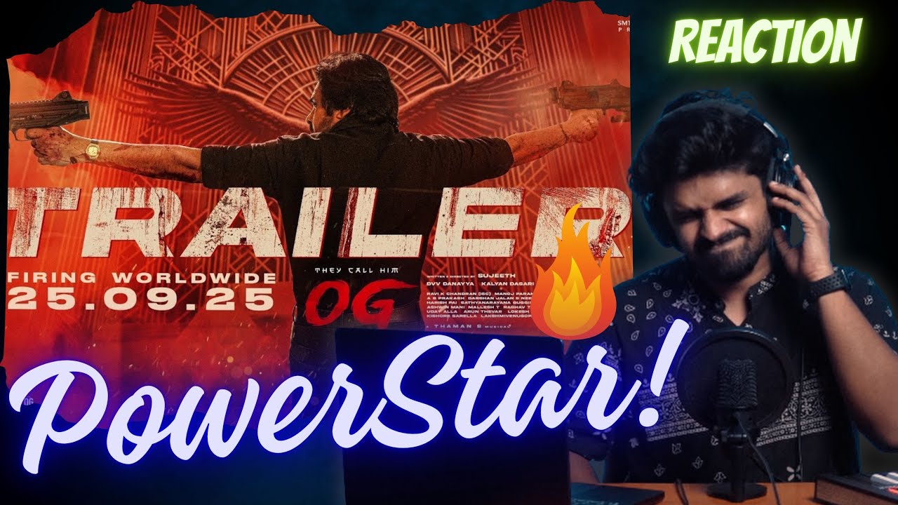 OG Trailer Reaction - HYPE IS REAL!!! Pawan Kalyan | Emraan Hashmi | Sujeeth | Thaman S | DVV