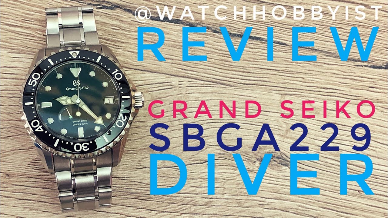 ОБЗОР: Часы Grand Seiko Spring Drive Diver SBGA229