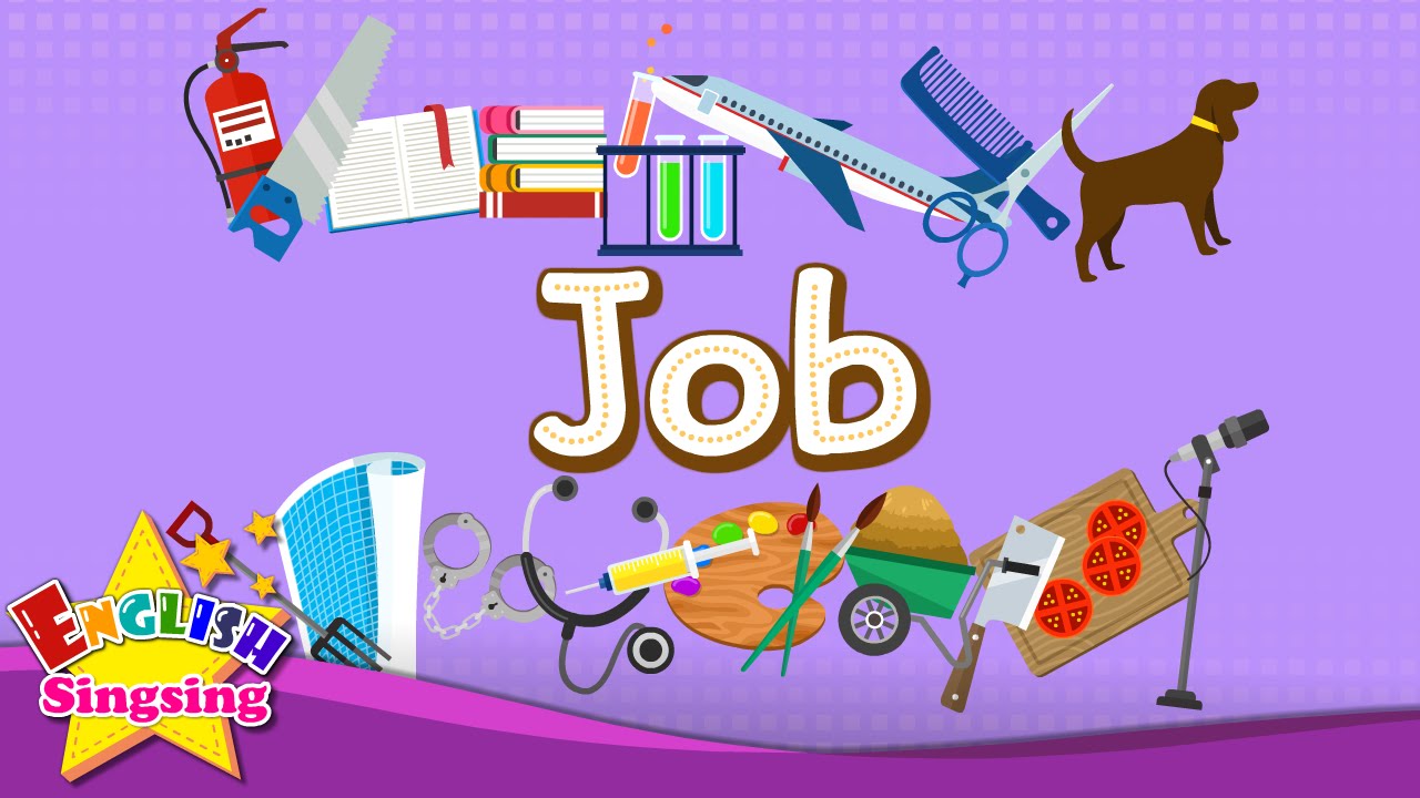 Jobs (v1)- Kids vocabulary - Let's learn about jobs - Learn English for kids