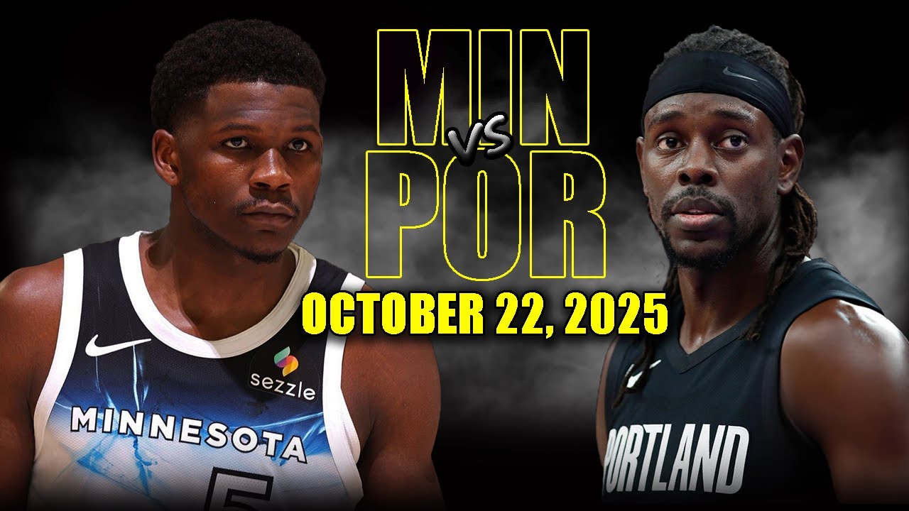 Minnesota Timberwolves vs Portland Trail Blazers Full Game Highlights - October 22 2025 | NBA Season