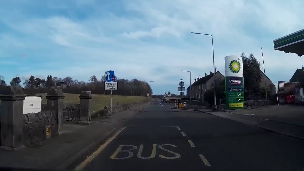 Winter Road Trip Drive From Leven To Cambo East Neuk Of Fife Scotland