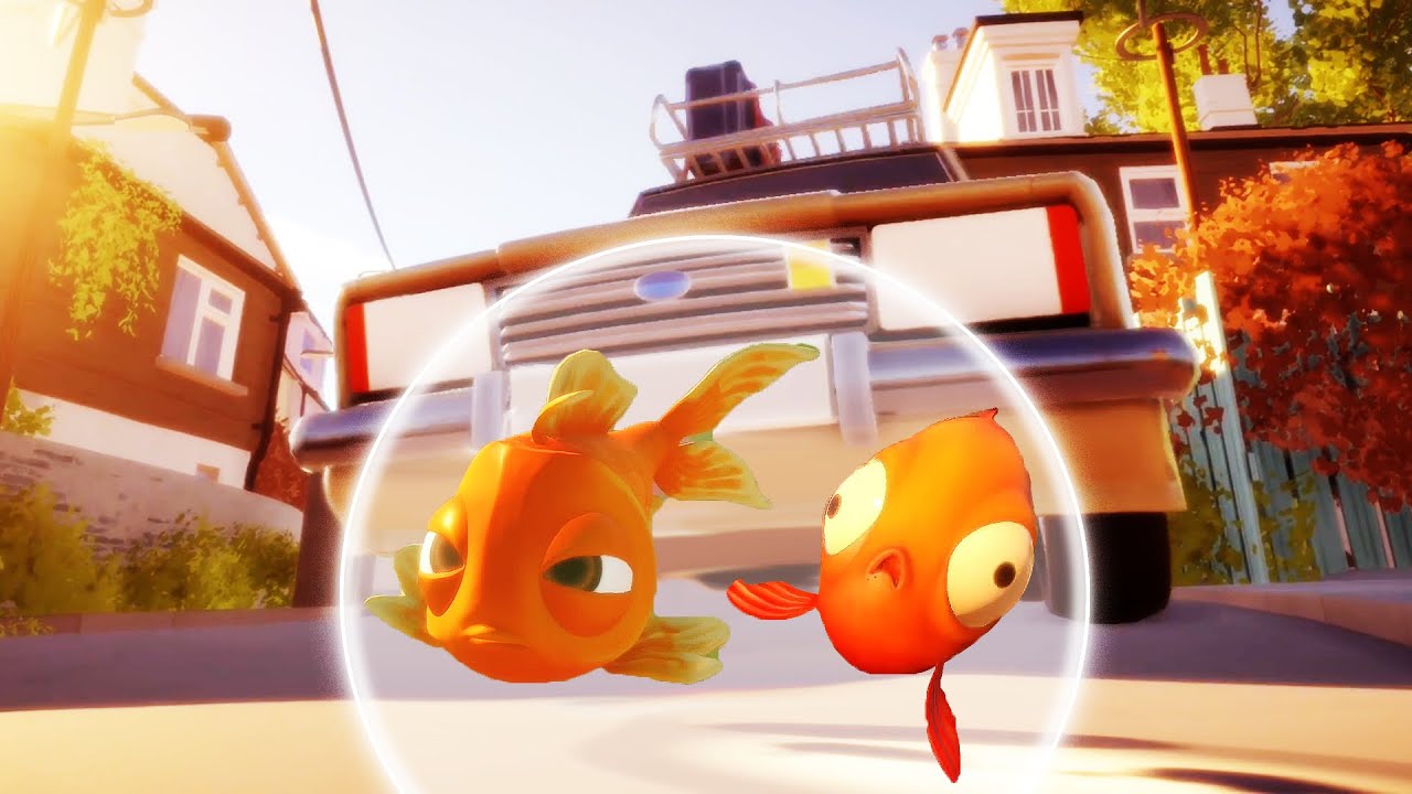 I HIGHJACKED A Fish's Bowl To Dodge TRAFFIC! - I Am Fish