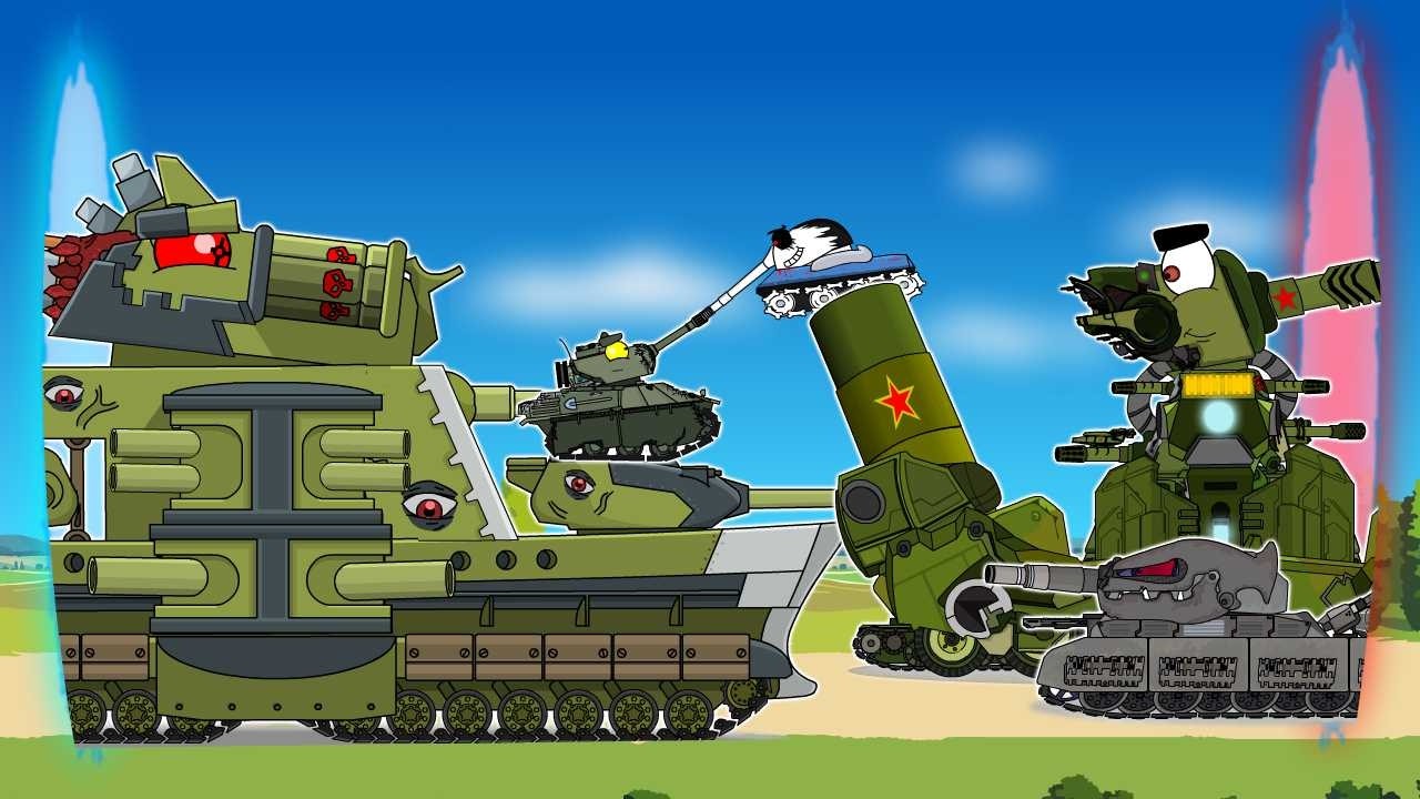 Всё кончено!!! Пора по домам. Мультики про танки.