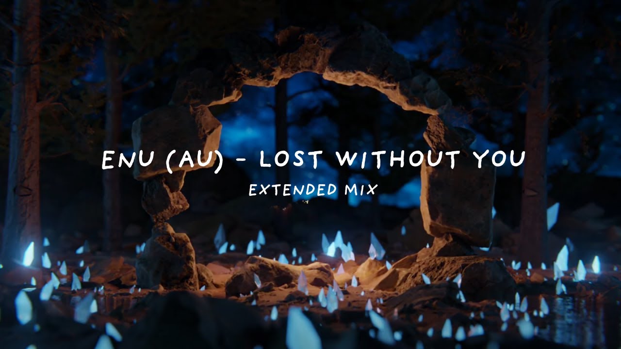 ENU (AU) - Lost Without You feat. Jordan Whitlock - Extended Mix (Lyric Visualiser)