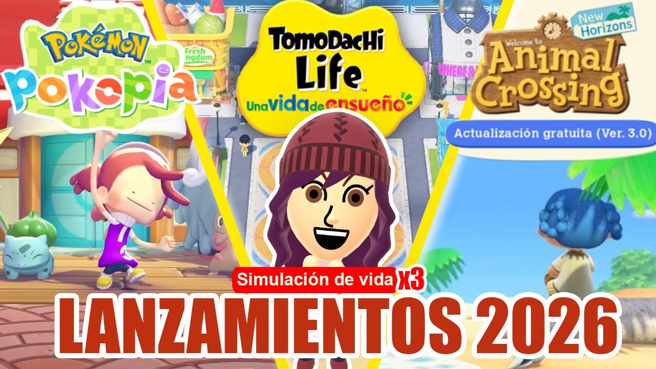 ⚠Tomodachi Life vuelve en 2026… ¿pero tiene demasiada competencia? | Lanzamientos Nintendo Switch