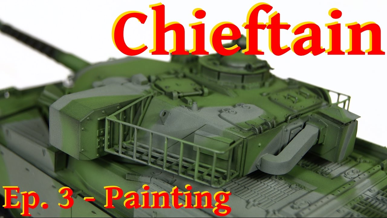 Модель Chieftain Mk.5 - 1/35 Tamiya - Покраска