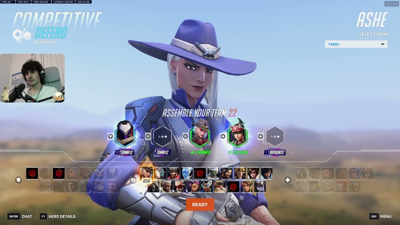INSANE ASHE! 19K DMG! COLOURHEX ASHE OVERWATCH 2 SEASON 16 GAMEPLAY