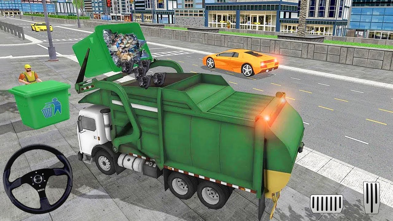 Garbage Dump Truck Driving Simulator 2018 - Android Gameplay [HD]