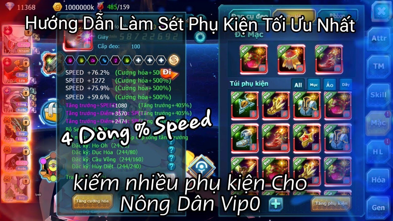 Hướng Dẫn Làm, kiếm sét Phụ kiện tối ưu và hay nhất, cho nông dân, Poke đại chiến