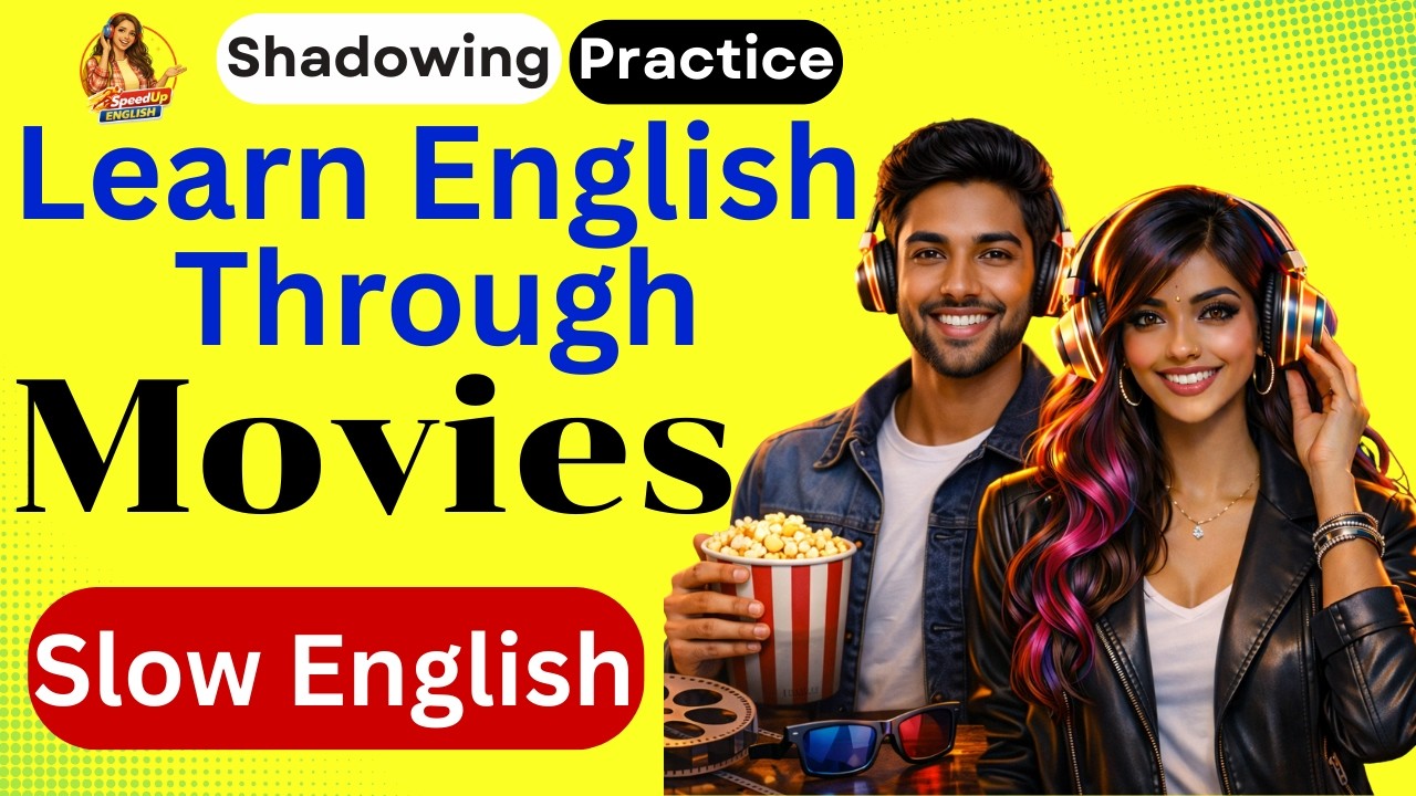 Learn English with Movies & TV Shows | Easy Podcast for A1–A2 | Speaking Listening Podcast for A2-B1