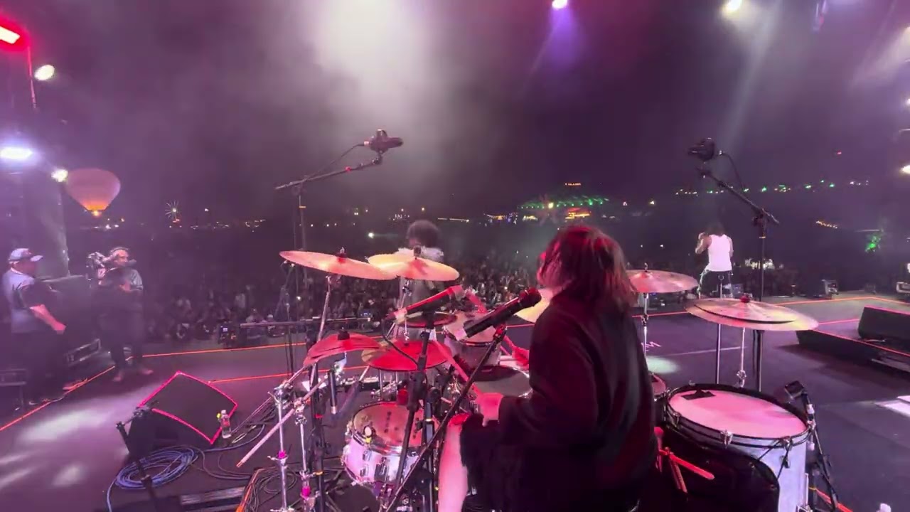 MATU&Ecirc; - CRACK COM MUSSILON (Drum Cam) PERACETTA Ao vivo no Rock The Mountain ‪@30PRAUM‬