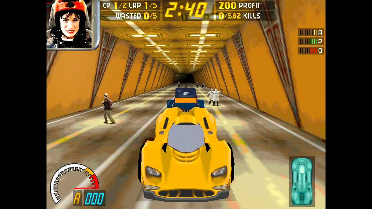 Carmageddon in HD (PC Windows XP, dosbox & nGlide)