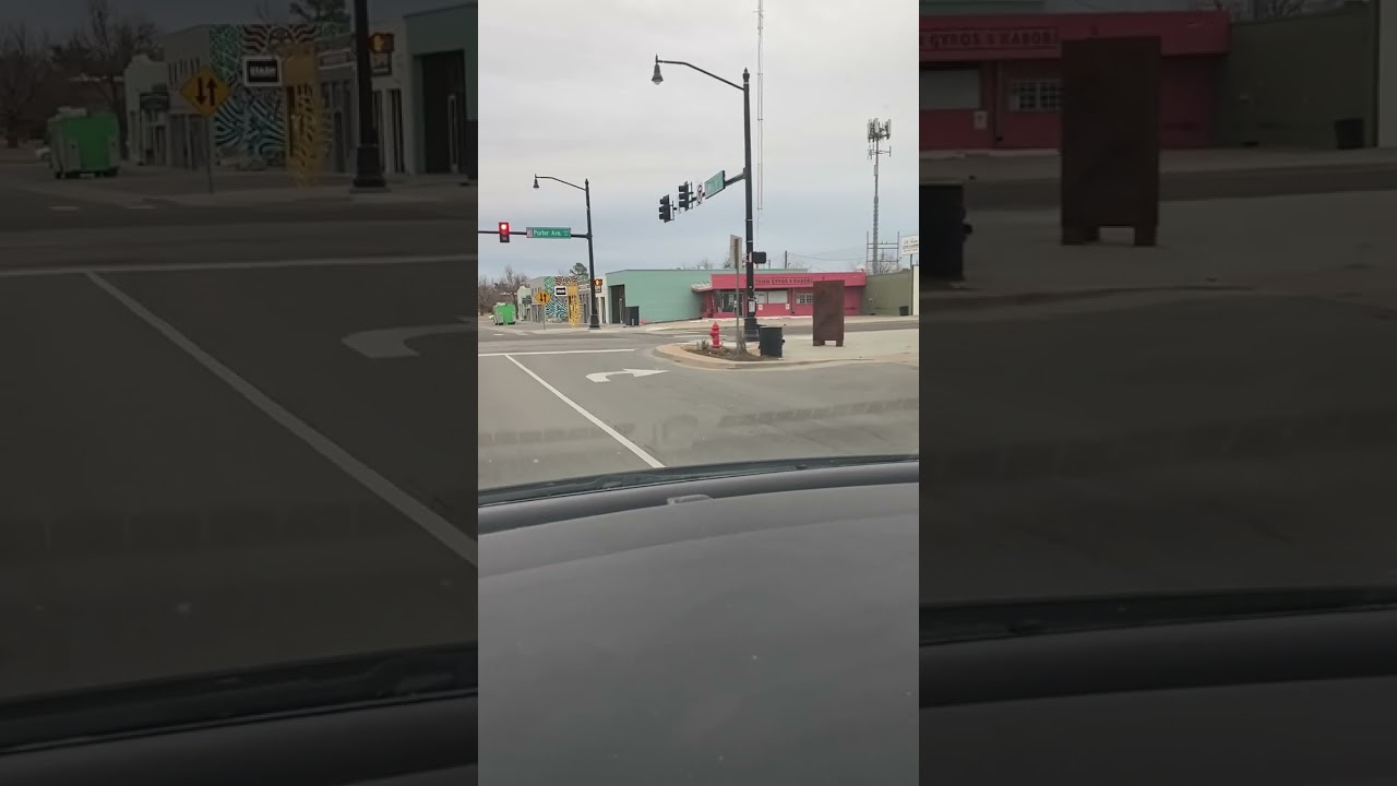 A quick drive through downtown Norman!!