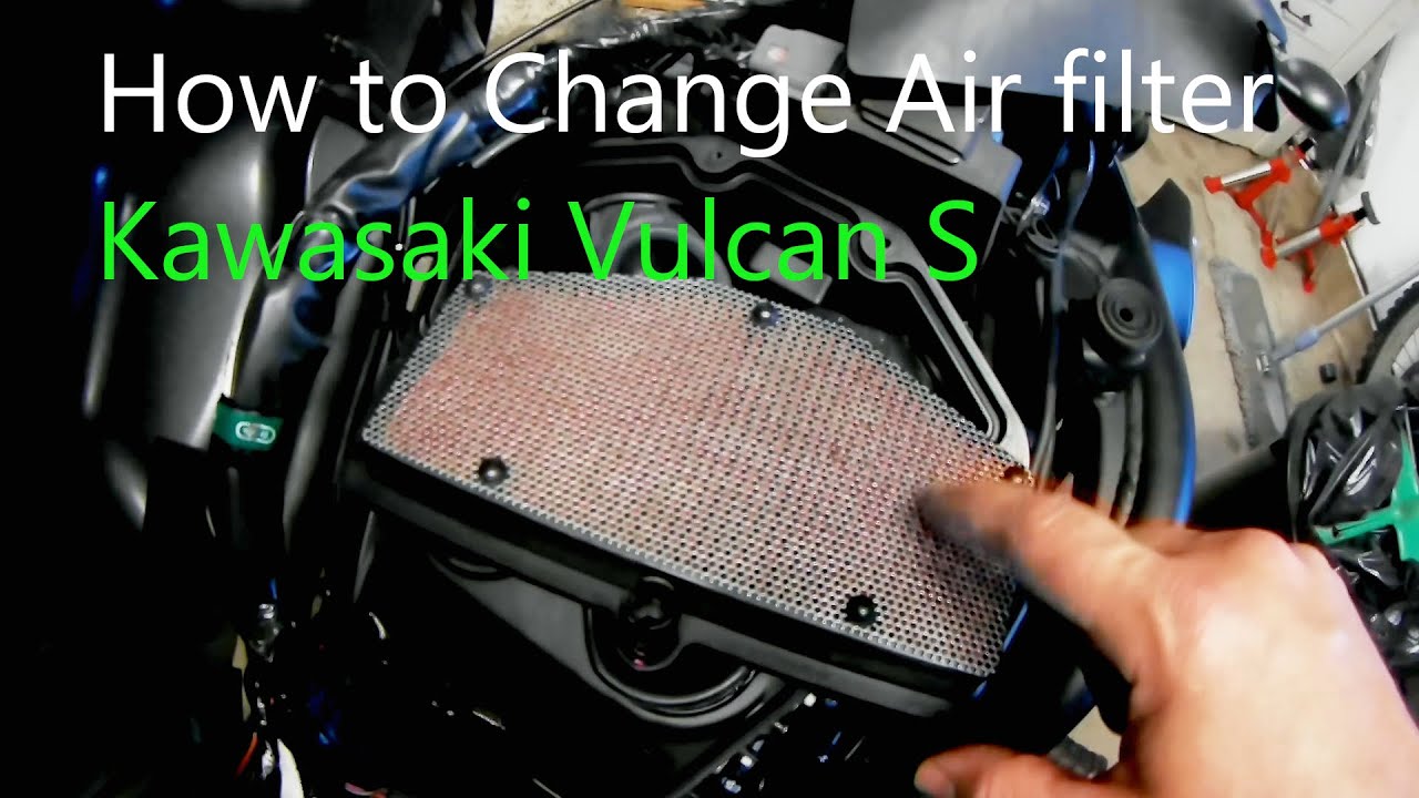 How to change Air filter - Kawasaki Vulcan S