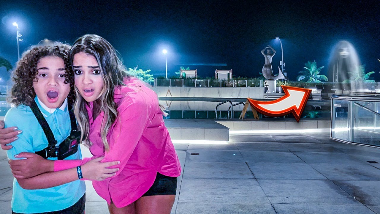 EXPLORAMOS O HOTEL MAL ASSOMBRADO DE MADRUGADA - Foi assustador