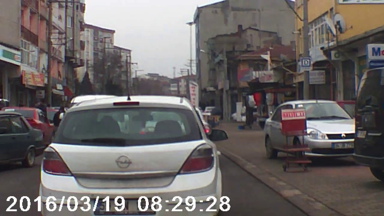 Çorlu Eski Sanayi Otagar Yolu Araç Kamerası Çekimi